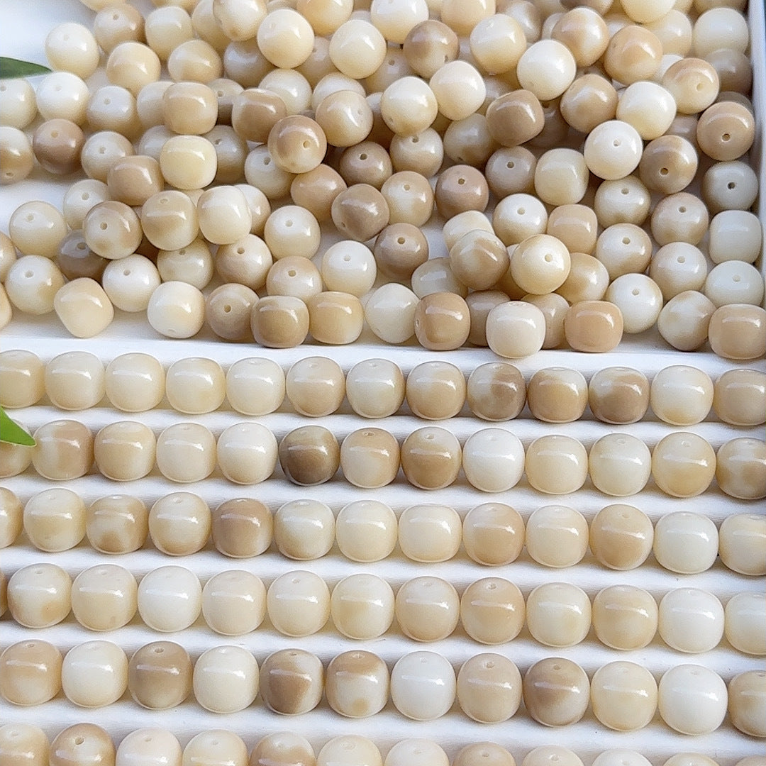 Gradient Gray Bodhi Beads【Barrel shape 12mm】