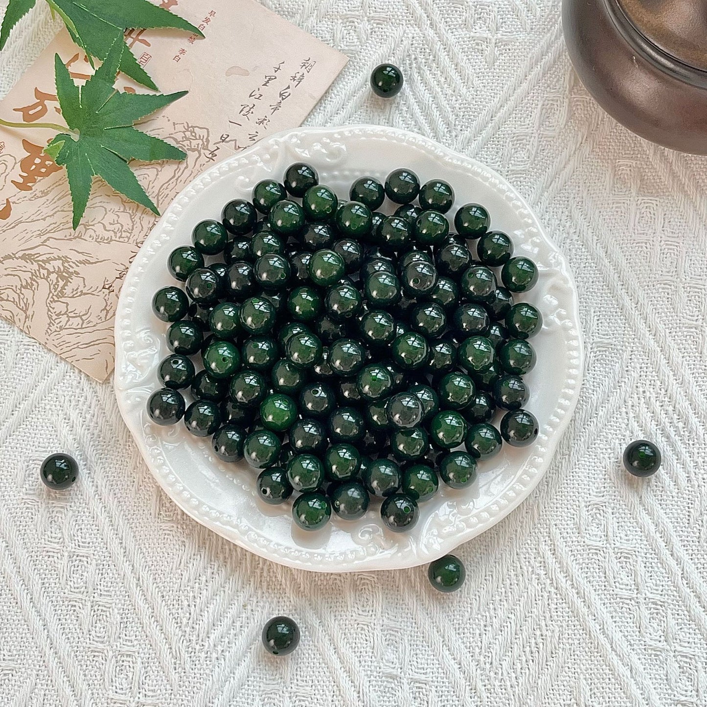 T1026 Bodhi Beads-Dark Green 【Buy 1 Get 1 Bodhi bracelet】
