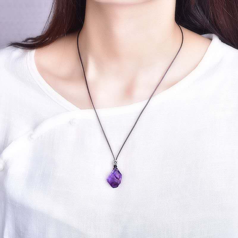 Amethyst Rough Pendant