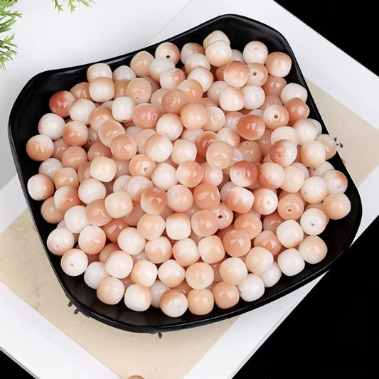 Gradient Peach Blossoms bodhi【Barrel 10mm】