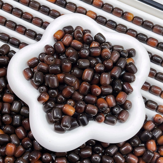 Caramel Color Bodhi Beads-【Capsule shape 10*13mm 】