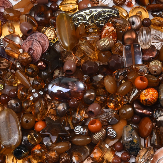 B014-Baroque beads/Charms-Brown
