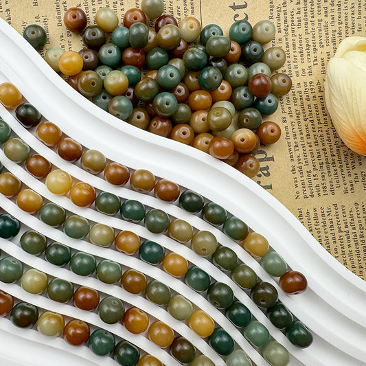 B011-Mixed Color Bodhi beads【Apple 12mm】
