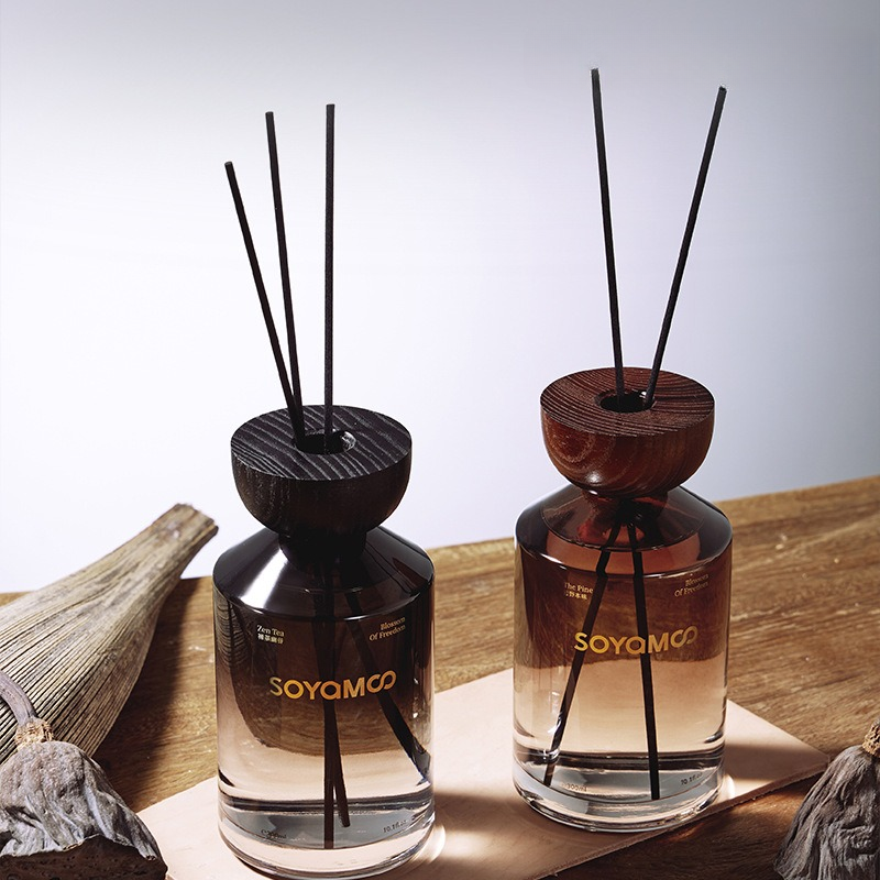 Flameless Aromatherapy Wilderness Series Rattan Diffuser Diffuser Long Lasting Diffuser Home Hotel Premium Sense Fragrance 300ml - Dada Store