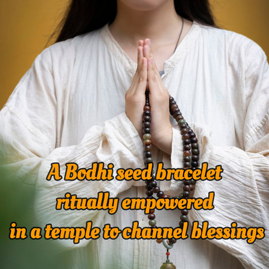 Bodhi bracelets at the temple only for your blessings